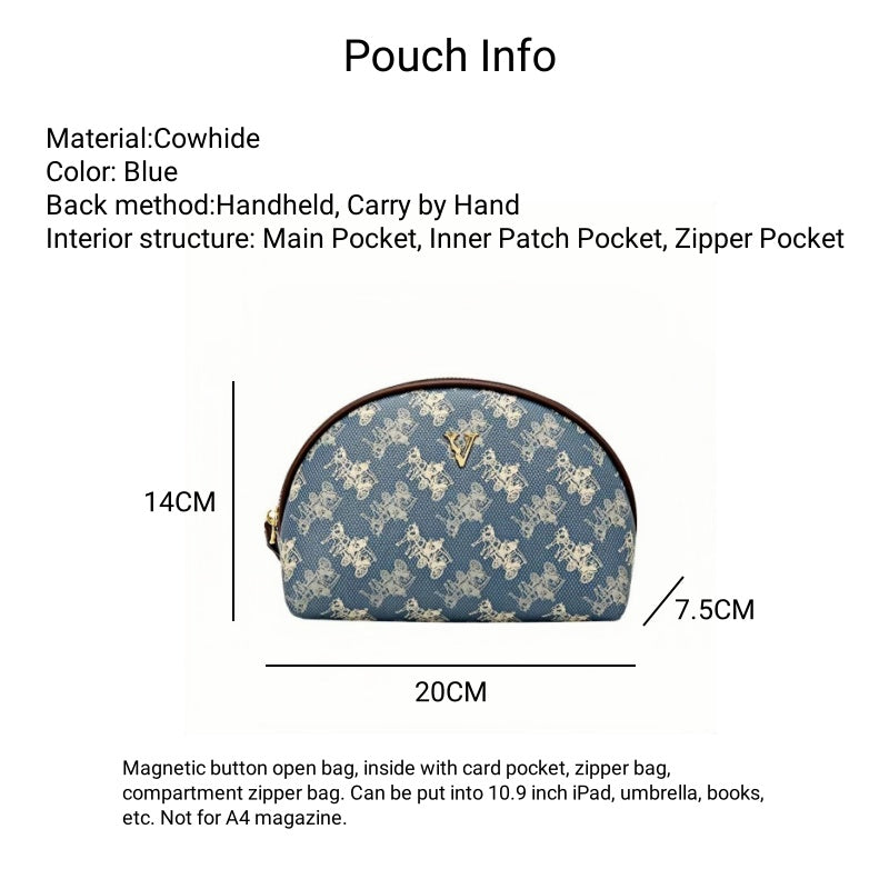 2024 New Fashion Women’s Large Capacity Handheld Cosmetic Clutch Bag