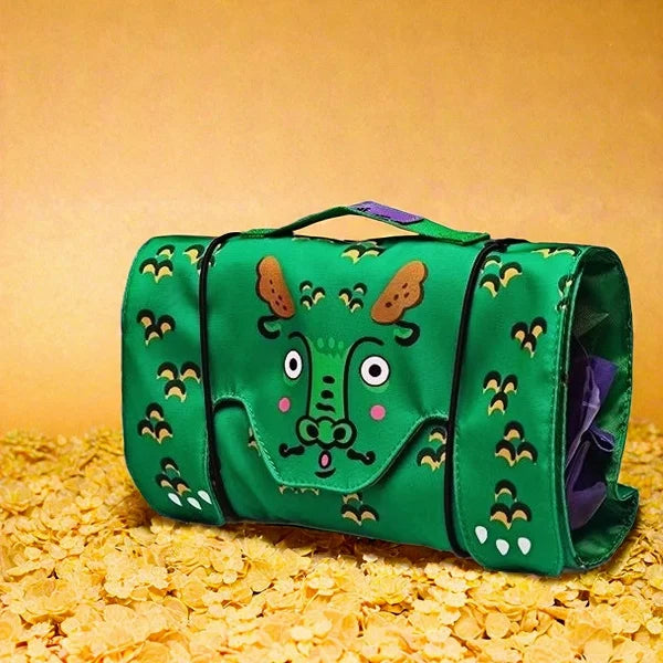 Original Multi-Layer Detachable Lucky Dragon Cosmetic and Toiletry Organizer Bag