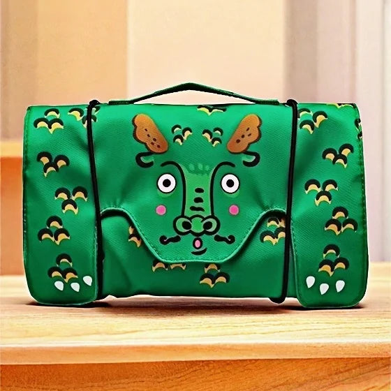 Original Multi-Layer Detachable Lucky Dragon Cosmetic and Toiletry Organizer Bag