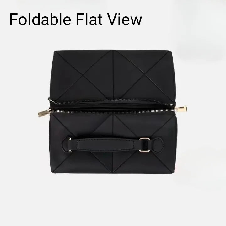 New Foldable Cosmetic Bag - Large Capacity Portable Handheld Toiletry and Storage Bag for Women